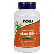 Спец.препарат NOW Ginkgo Biloba Plus 120 мг 100 капсул