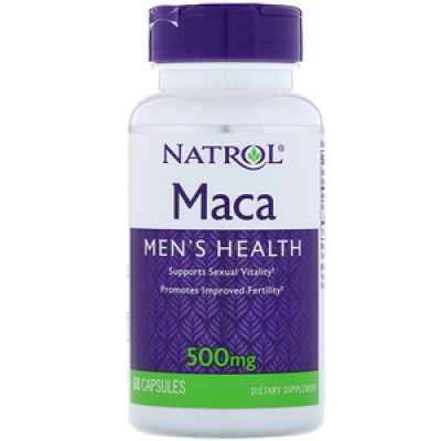 Тестобустер NATROL Maca  500 mg 60 капсул