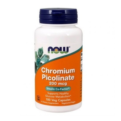 Витамины NOW Chromium Picolinate 200 мг 100 капсул
