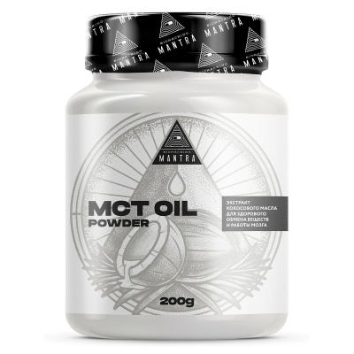 Кокосовое масло Biohacking Mantra  MCT oil 200 гр