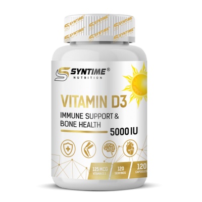 Витамин Syntime Nutrition Vitamin D3 120 капсул