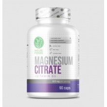  Nature Foods Magnesium Citrate + B6 90 